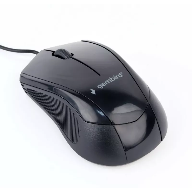 Ratón GEMBIRD óptico MUS-3B-02 - 3 botones rueda USB negro