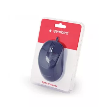 Ratón óptico GEMBIRD MUS-6B-01 – 6 botones, rueda de desplazamiento, USB, negro