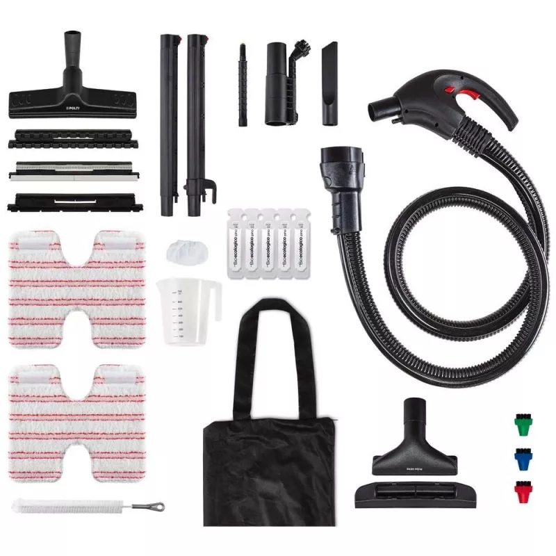 Polti Vaporetto Lecoaspira FAV50 Multifloor limpiador a vapor de cilindro 1,8 L 1350 W rojo, blanco