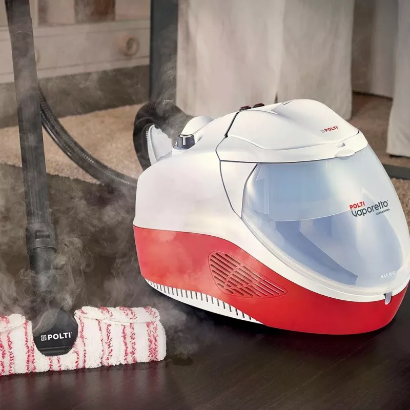 Polti Vaporetto Lecoaspira FAV50 Multifloor limpiador a vapor de cilindro 1,8 L 1350 W rojo, blanco