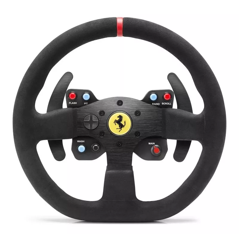 Volante Thrustmaster T300 Ferrari Integral Racing Wheel Alcantara Edition negro + pedales analógico / digital PC, PlayStation 4, PlayStation 3