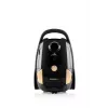 Aspirador de escoba ETA Avanto 3 L — 800 W, 3 L bolsa, filtración HEPA, limpieza en seco, tapicerías/suelos duros/alfombras, negro/beige