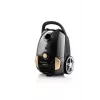 Aspirador de escoba ETA Avanto 3 L — 800 W, 3 L bolsa, filtración HEPA, limpieza en seco, tapicerías/suelos duros/alfombras, negro/beige
