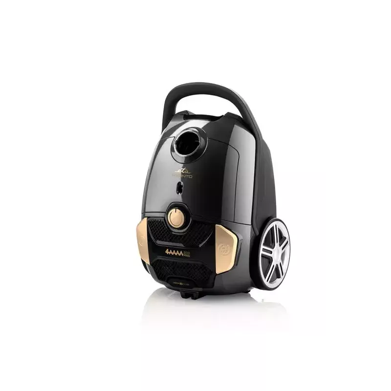 Aspirador de escoba ETA Avanto 3 L — 800 W, 3 L bolsa, filtración HEPA, limpieza en seco, tapicerías/suelos duros/alfombras, negro/beige