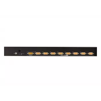 Switch KVM ATEN 8 puertos USB - PS/2 VGA, 2048 x 1536 píxeles, QXGA, montaje en rack, 5 W, 1U, negro