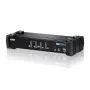 Switch KVM ATEN 4 puertos USB DVI con audio y hub USB 2.0 (cables KVM incluidos)
