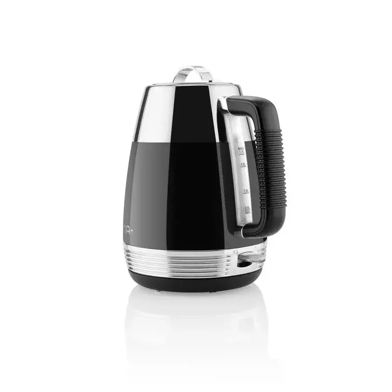 Hervidor de agua ETA Storio 9186 90020 — 1,7 L, 2150 W, acero inoxidable negro