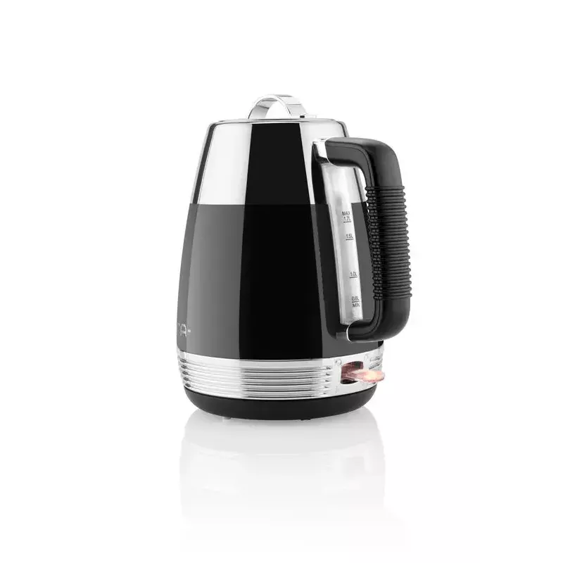 Hervidor de agua ETA Storio 9186 90020 — 1,7 L, 2150 W, acero inoxidable negro