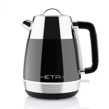 Hervidor de agua ETA Storio 9186 90020 — 1,7 L, 2150 W, acero inoxidable negro