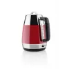 Hervidor de agua eléctrico ETA 9186 90030 1,7 l 2150 W rojo carcasa de acero inoxidable inalámbrico