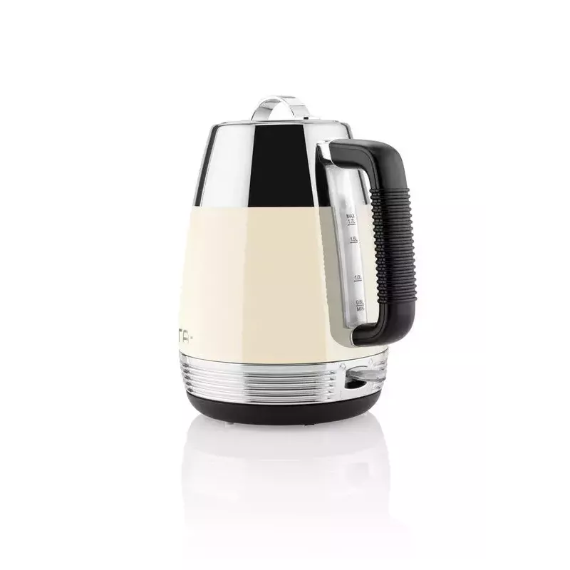 Hervidor de agua eléctrico ETA Storio 9186 90040 — 1,7 l, 2150 W, acero inoxidable beige