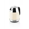 Hervidor de agua eléctrico ETA Storio 9186 90040 — 1,7 l, 2150 W, acero inoxidable beige