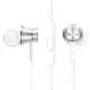 Auriculares Xiaomi Mi In-Ear Basic con conexión de 3,5 mm plateado, blanco