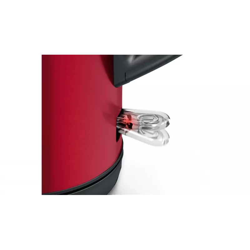 Hervidor de agua Bosch TWK4P434 — 1,7 L, 2400 W, Negro/Rojo