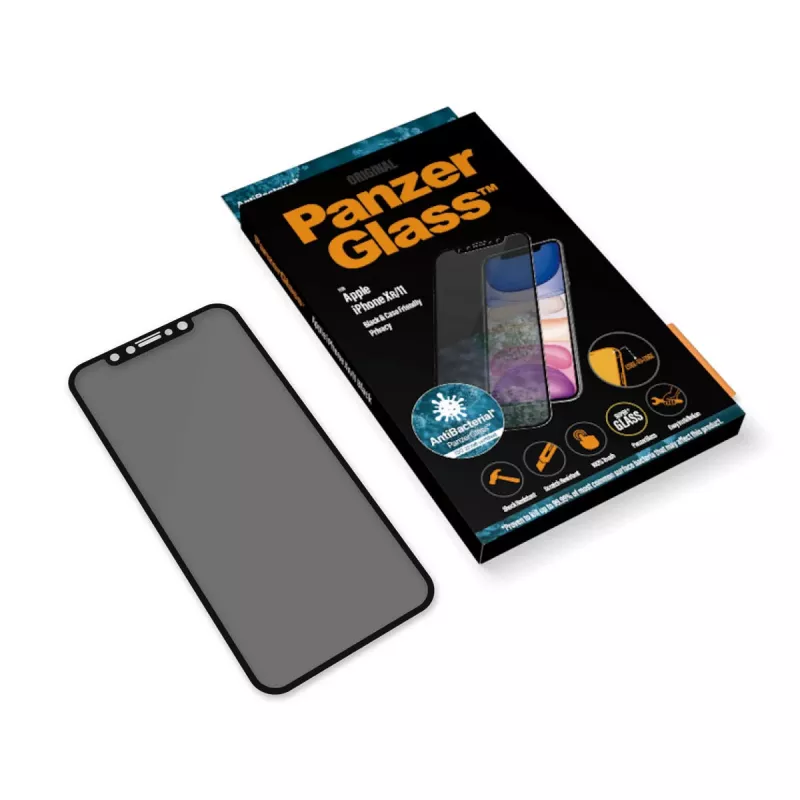 PanzerGlass ® Protector de pantalla de privacidad iPhone 11 | XR | Edge-to-Edge