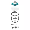 Fregona de vapor Polti Vaporetto SV450_Double 0,3 l 1500 W turquesa, blanco