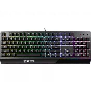 Teclado gaming MSI Vigor GK30 USB QWERTY US International Negro
