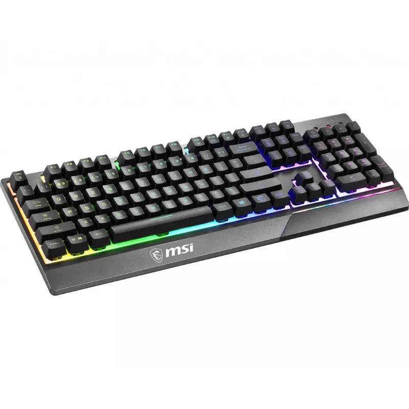 Teclado gaming MSI Vigor GK30 USB QWERTY US International Negro