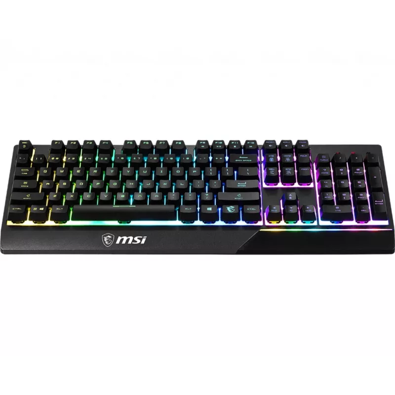Teclado gaming MSI Vigor GK30 USB QWERTY US International Negro