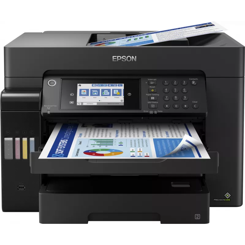Equipo multifunción Epson EcoTank L15160 inyección de tinta color, A3+, 32 ppm, 4800x1200 DPI, Wi‑Fi, Ethernet