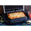 Tefal OptiGrill+ XL GC724D grill de contacto, 2000 W, 9 programas, 800 cm², negro/metálico