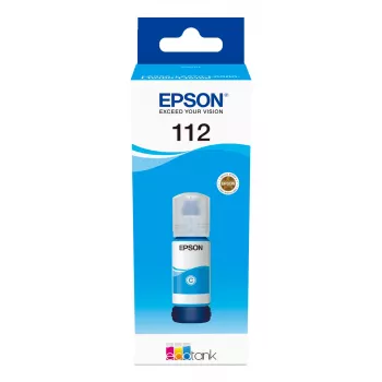 Botella de tinta Epson 112 EcoTank cian pigmentado
