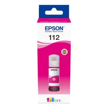 Botella de tinta Epson 112 EcoTank magenta pigmentado