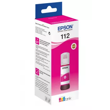 Botella de tinta Epson 112 EcoTank magenta pigmentado