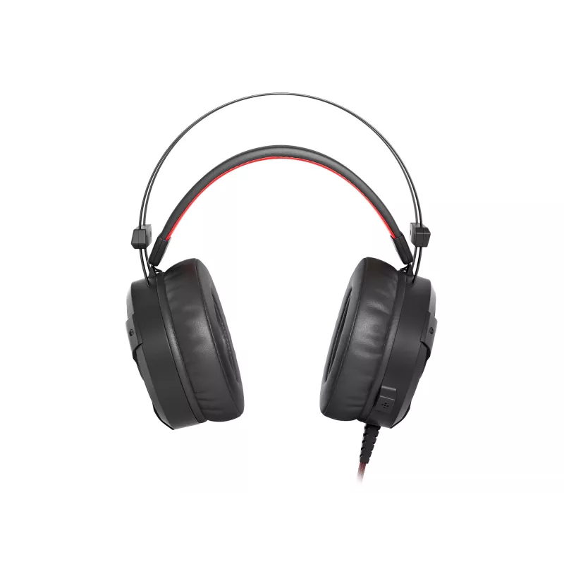 GENESIS Neon 360 auriculares gaming con cable y diadema negro, rojo