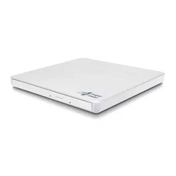 HITACHI-LG DATA STORAGE Unidad de DVD portátil ultrafina - Gp60nw60 - USB 2.0 - Blanco