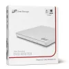 HITACHI-LG DATA STORAGE Unidad de DVD portátil ultrafina - Gp60nw60 - USB 2.0 - Blanco