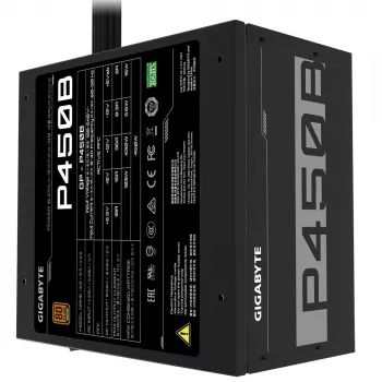 Fuente de alimentación GIGABYTE P450B 450 W 20+4 pin ATX ATX negra