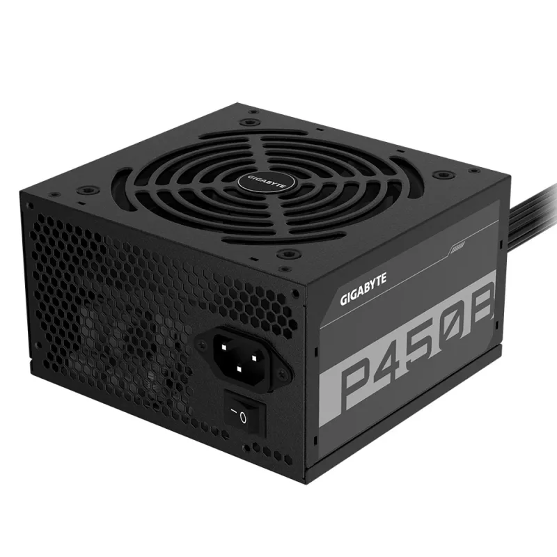 Fuente de alimentación GIGABYTE P450B 450 W 20+4 pin ATX ATX negra