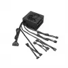 Fuente de alimentación FSP HEXA 85+ PRO 550W ATX ATX2.5 negra, 550 W, 100 - 240 V, 50 - 60 Hz, 7.5 - 3 A, Activa, 100 W