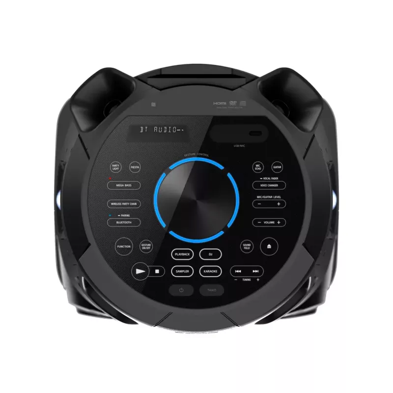 Altavoz de fiesta Bluetooth® Sony MHC-V73D High Power con sonido de fiesta omnidireccional y luz