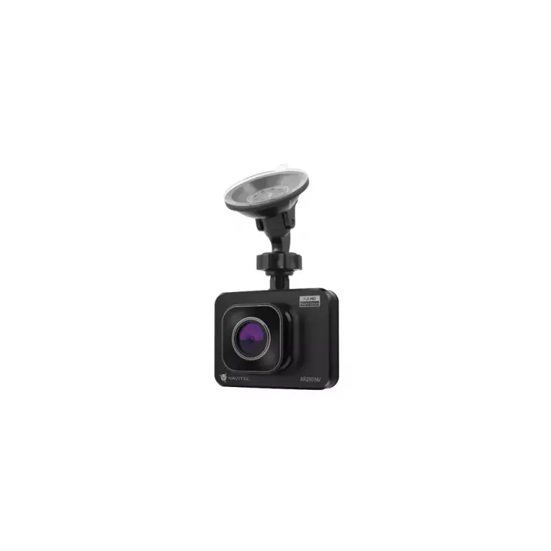 Videocámara para coche Navitel AR250 NV — 1 cámara 1920x1080, ángulo de visión 140°, pantalla integrada, MicroSD, alimentación por batería y mechero