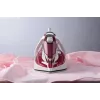 Gorenje SIH3000RBC plancha de vapor, 3000 W, suela cerámica, depósito de agua de 350 ml, vapor 40 g/min, 1,6 kg, rojo/blanco