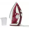 Gorenje SIH3000RBC plancha de vapor, 3000 W, suela cerámica, depósito de agua de 350 ml, vapor 40 g/min, 1,6 kg, rojo/blanco