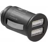 Goobay 58912 cargador de coche con doble USB, 2 x USB-A, 3,1 A, negro