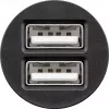 Goobay 58912 cargador de coche con doble USB, 2 x USB-A, 3,1 A, negro