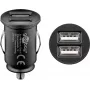 Goobay 58912 cargador de coche con doble USB, 2 x USB-A, 3,1 A, negro