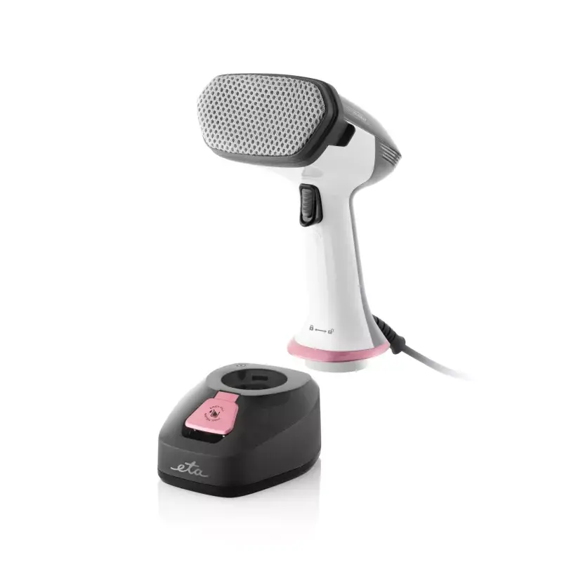 ETA Stephany ETA227090000 vaporizador de ropa de mano, 1400 W, 0,38 l, 25 g/min, blanco/negro