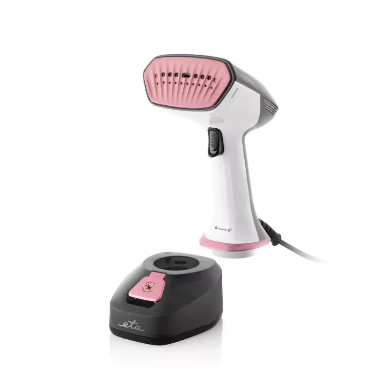ETA Stephany ETA227090000 vaporizador de ropa de mano, 1400 W, 0,38 l, 25 g/min, blanco/negro