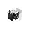 DeepCool MACUBE 110 WH caja de PC Midi Tower, mATX, cristal templado, disipador de CPU de 165 mm, 2 x 3,5" + 2 x 2,5" bahías, blanco