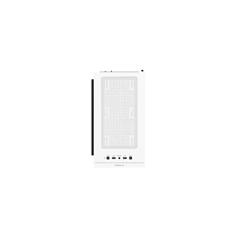 DeepCool MACUBE 110 WH caja de PC Midi Tower, mATX, cristal templado, disipador de CPU de 165 mm, 2 x 3,5" + 2 x 2,5" bahías, blanco