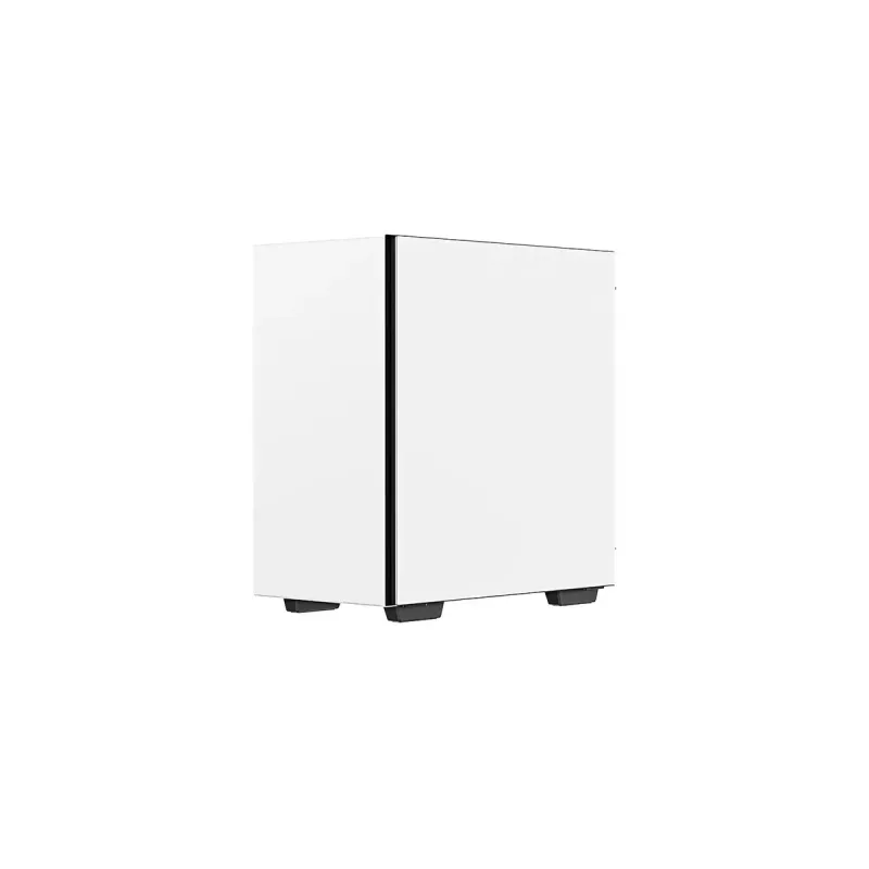 DeepCool MACUBE 110 WH caja de PC Midi Tower, mATX, cristal templado, disipador de CPU de 165 mm, 2 x 3,5" + 2 x 2,5" bahías, blanco