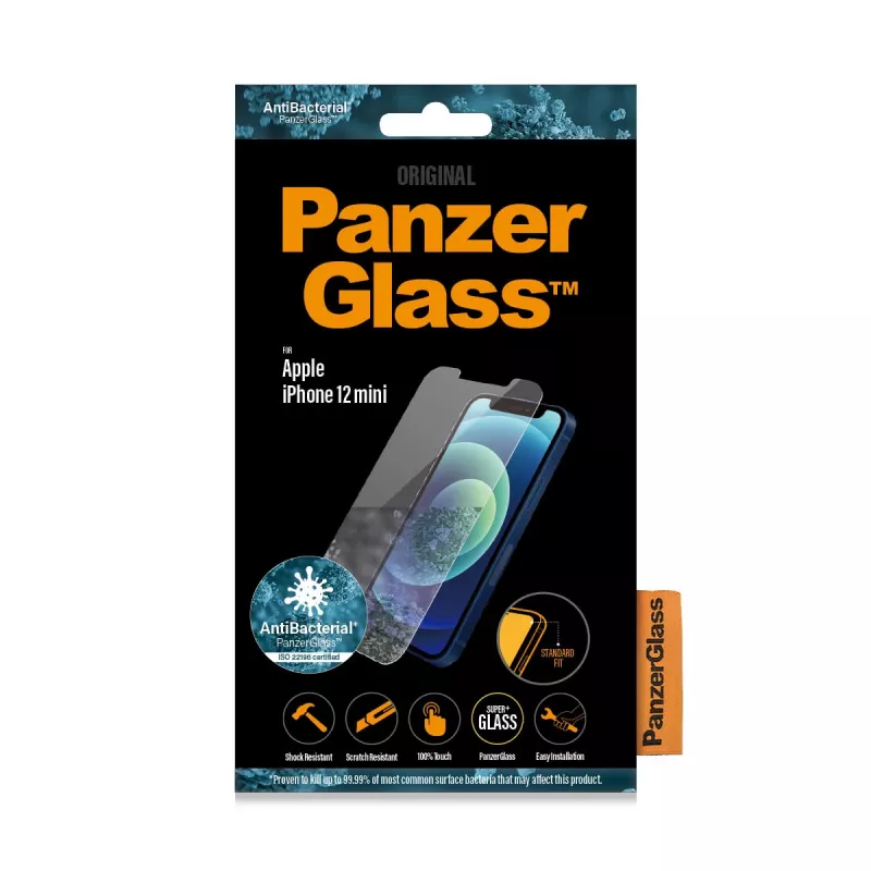 Protector de pantalla PanzerGlass Apple iPhone 12 Mini Standard Fit