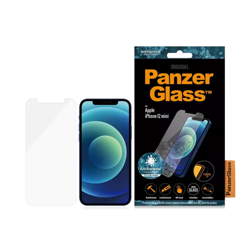 Protector de pantalla PanzerGlass Apple iPhone 12 Mini Standard Fit
