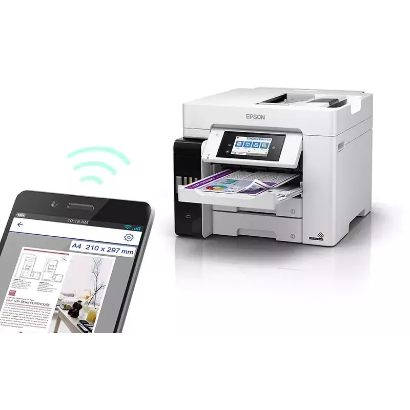 Multifunción Epson EcoTank L6580 — inyección de tinta color, 4800 x 22400 dpi, 32 ppm, dúplex, Wi‑Fi, A4