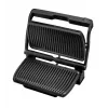 Parrilla de contacto Tefal GC7228 — parrilla de contacto, superficie de parrilla de 800 cm², termostato regulable, acero inoxidable negro